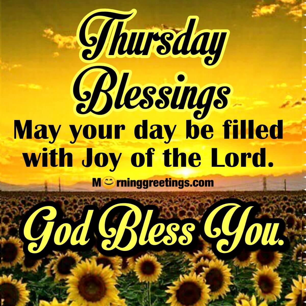 Thursday Blessings God Bless You