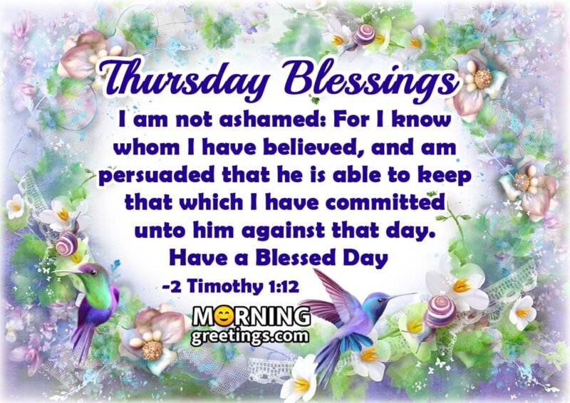 Thursday Blessings