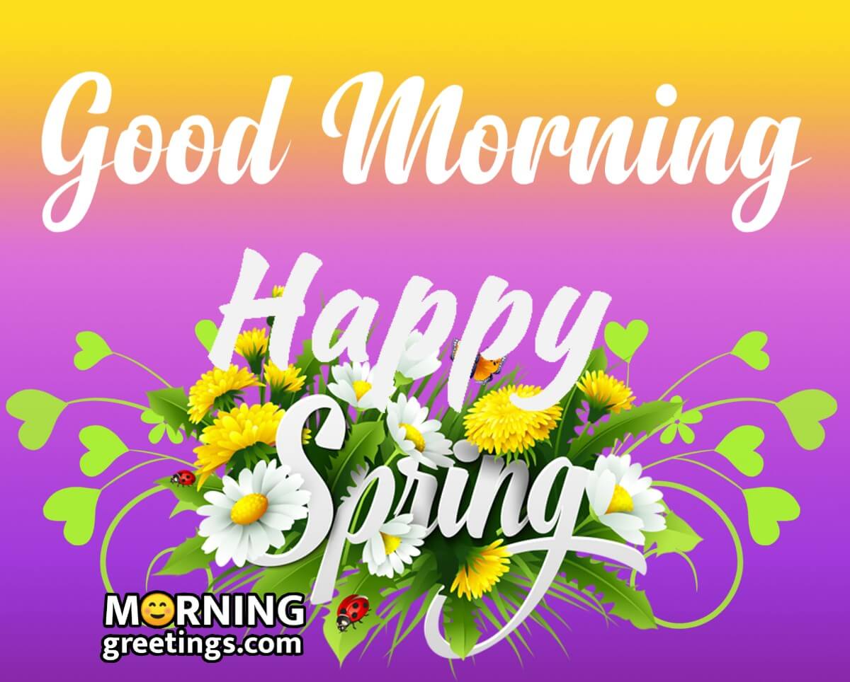 Good Morning Happy Spring