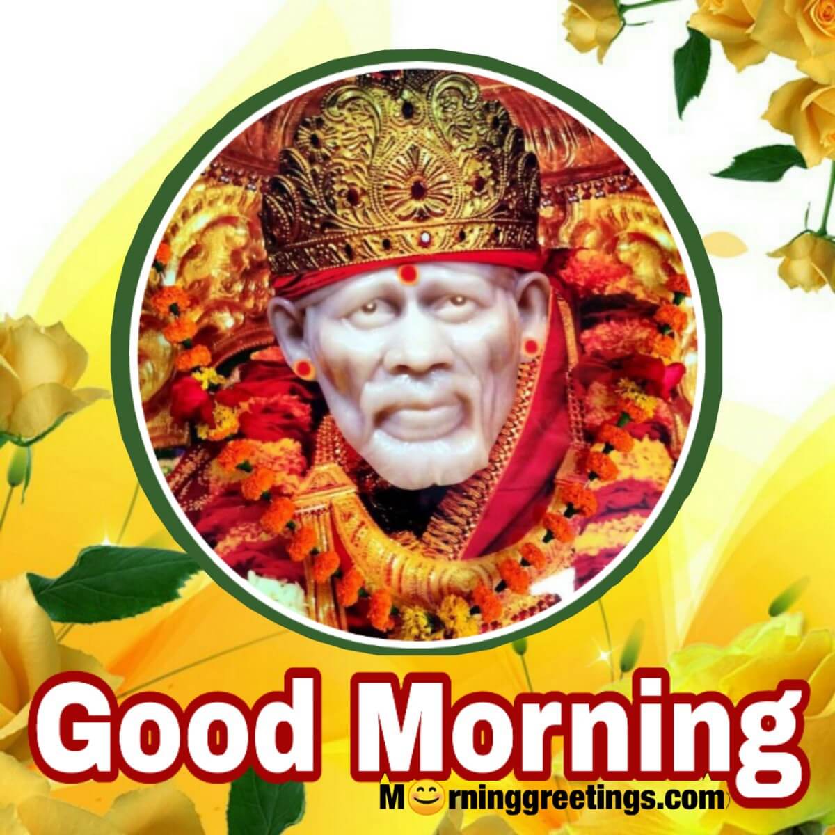 Good Morning Om Saibaba Image