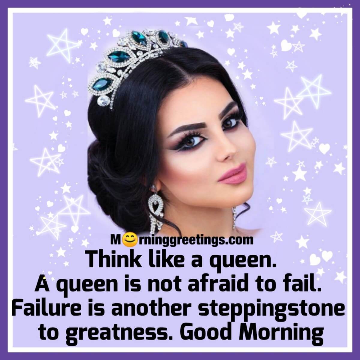Good Morning Quote For Woman On Queen