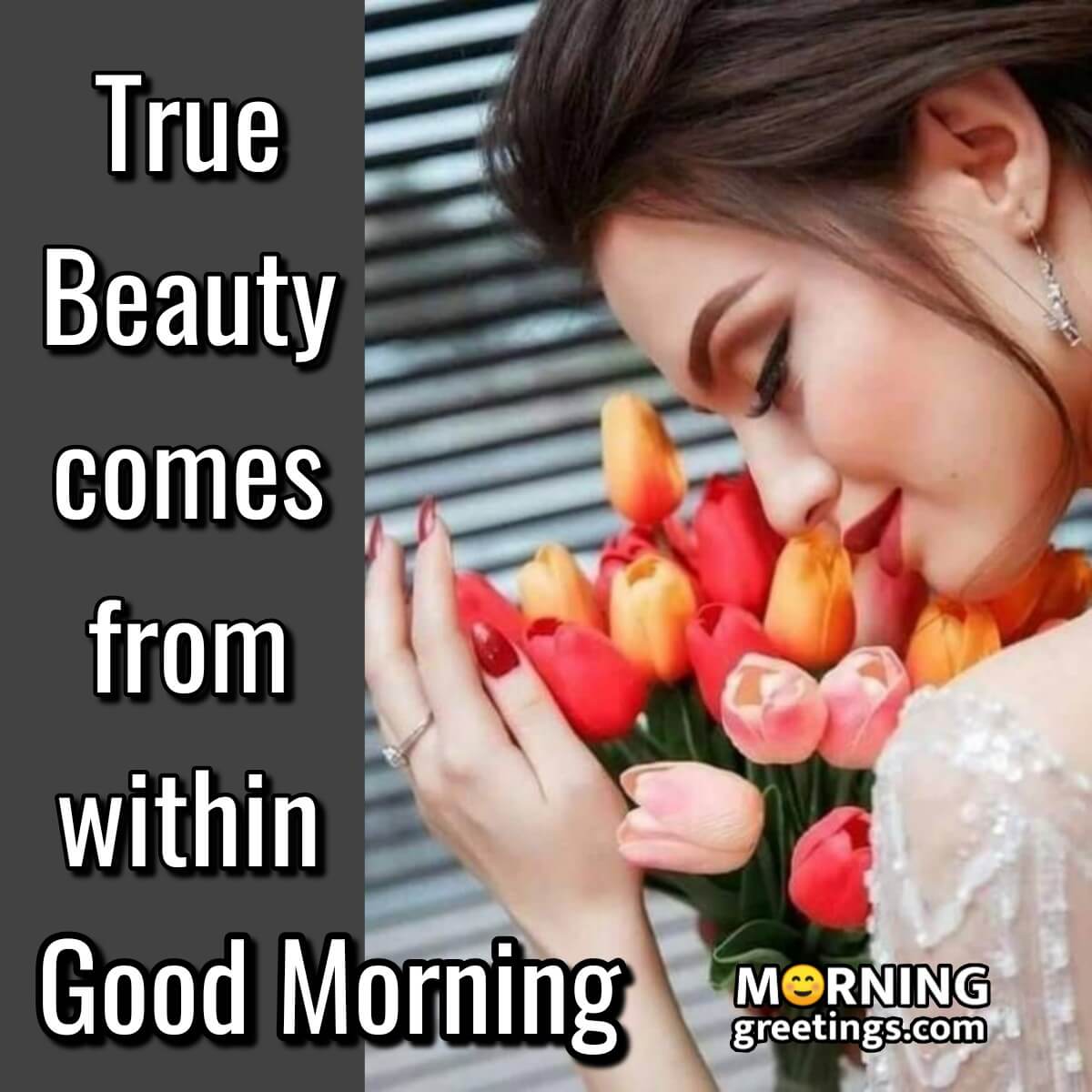 Good Morning Quote On Beauty Of Woman