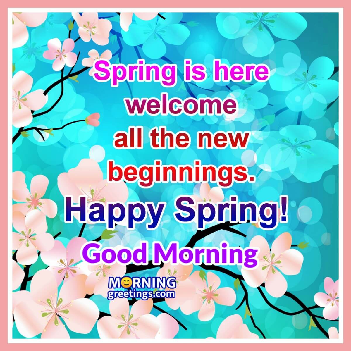 Happy Spring Good Morning