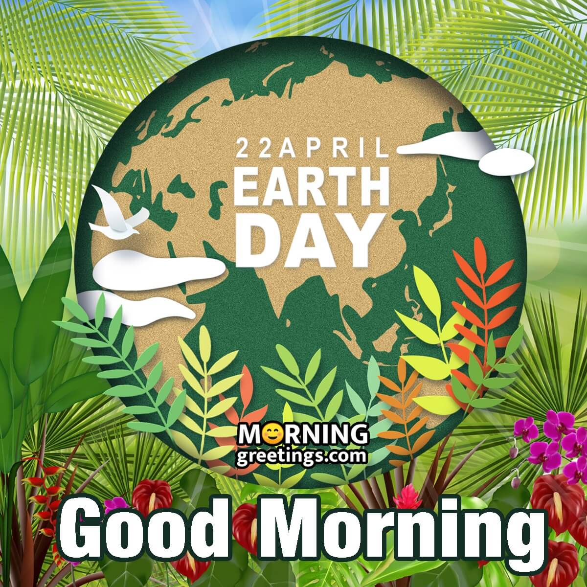 Happy Earth Day Good Morning Card