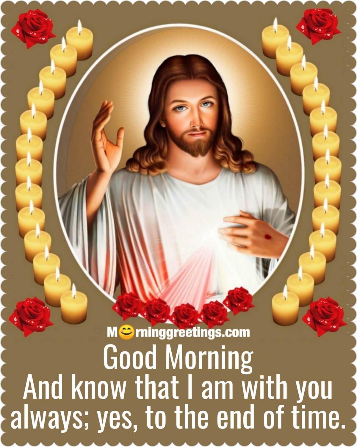 Good Morning Jesus Is With You