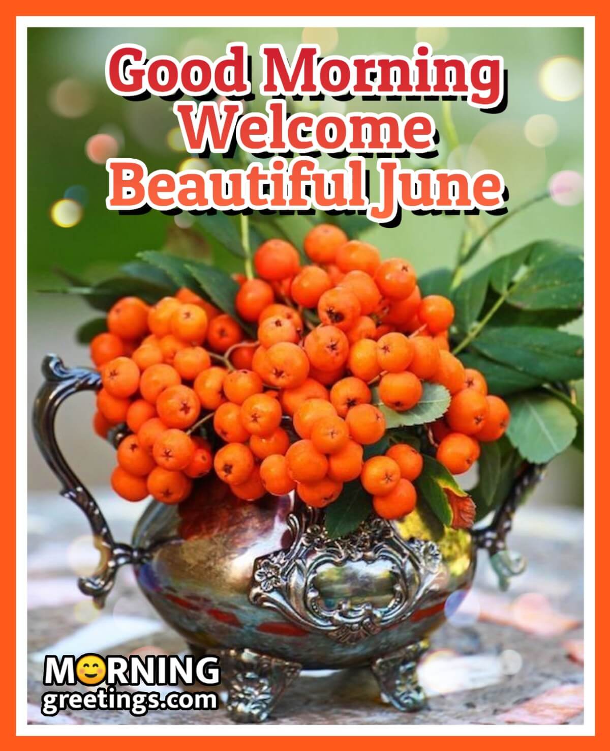 Good Morning Welcome Beautiful June