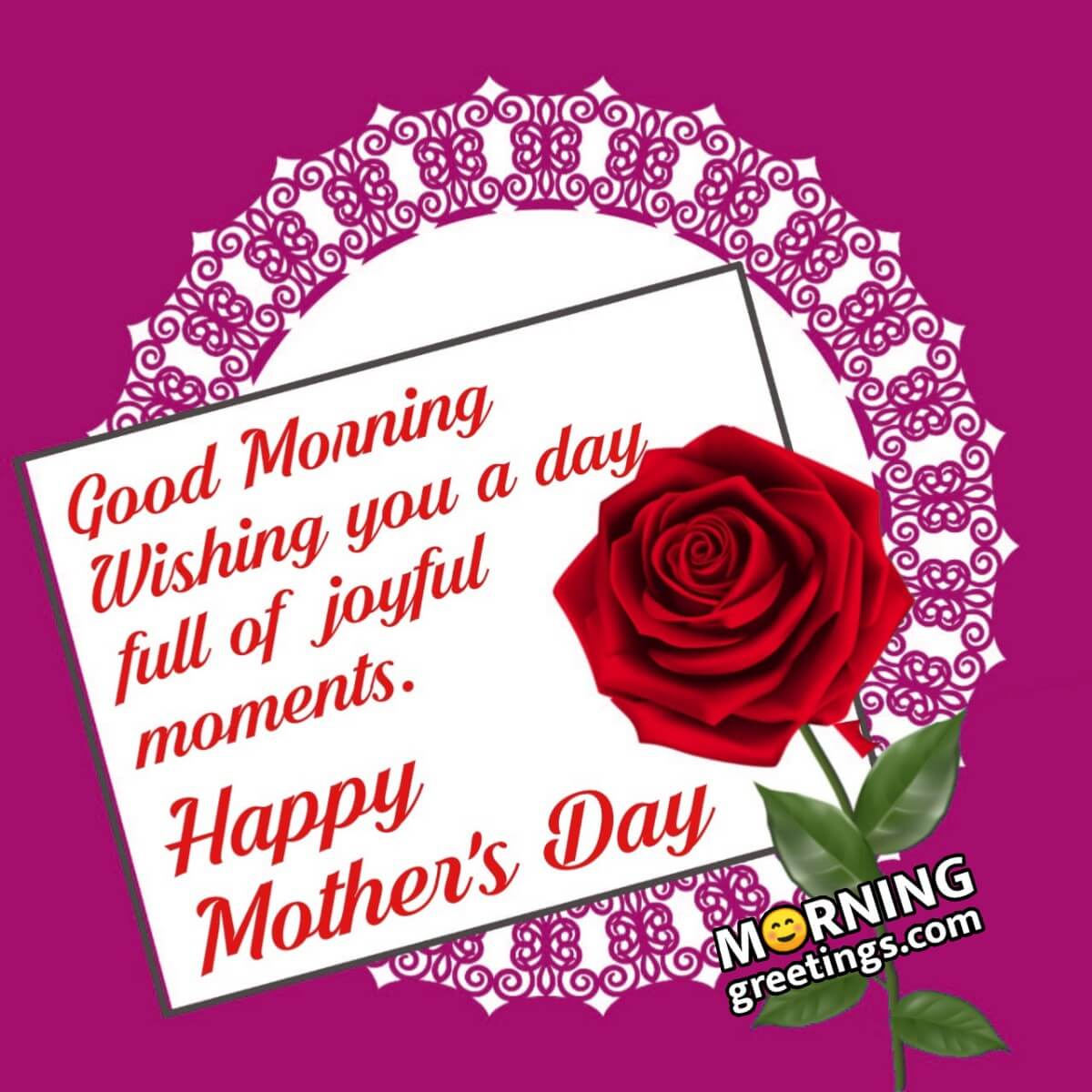 Good Morning Wishing Happy Mother’s Day