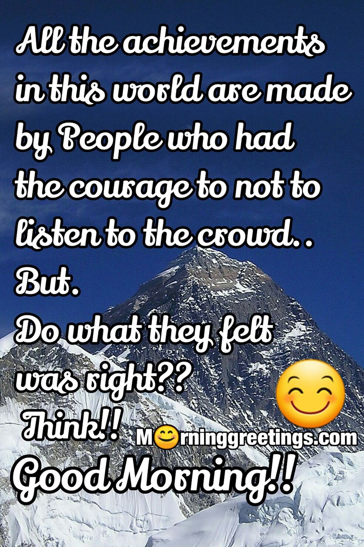 Good Morning Motivation For Achievements