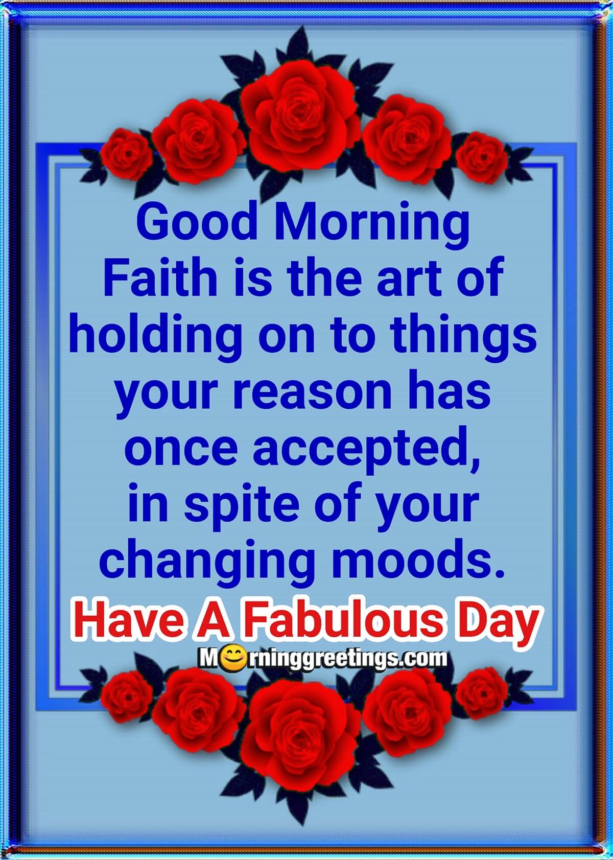 Good Morning Motivation For Faith