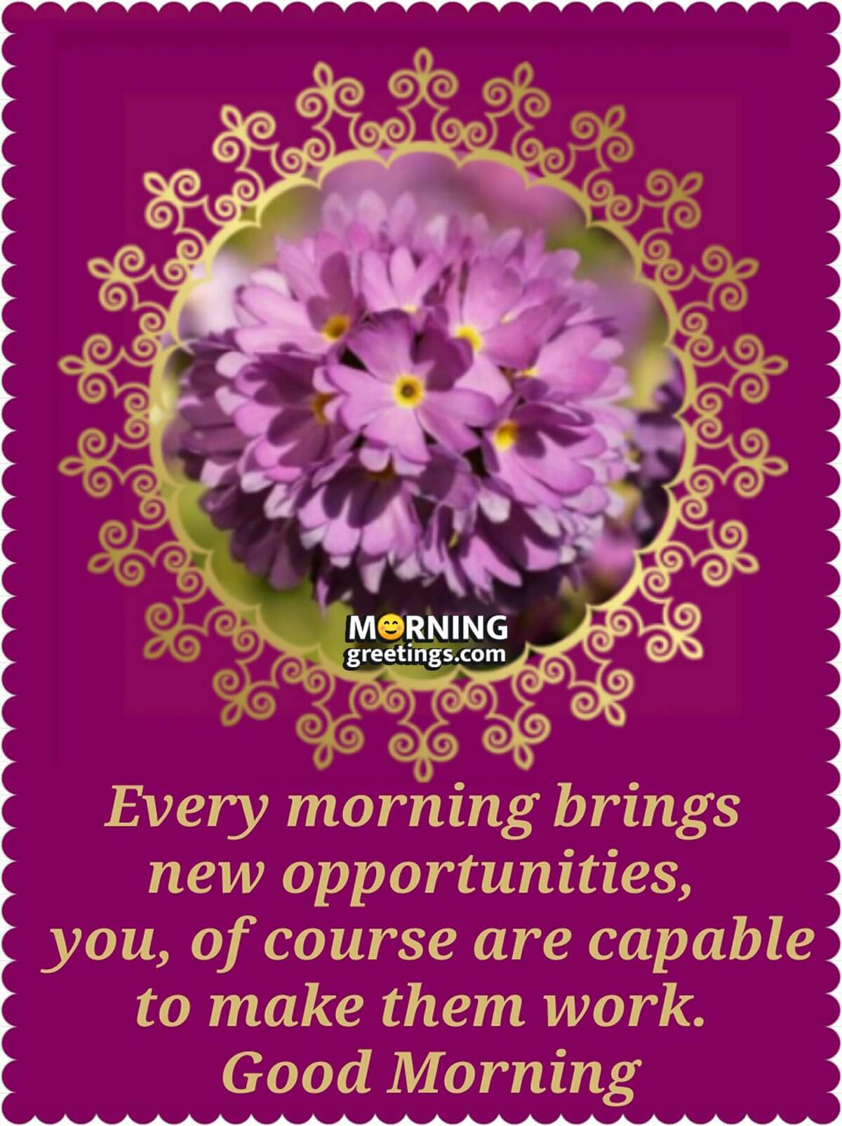 Good Morning Motivation For Opportunity