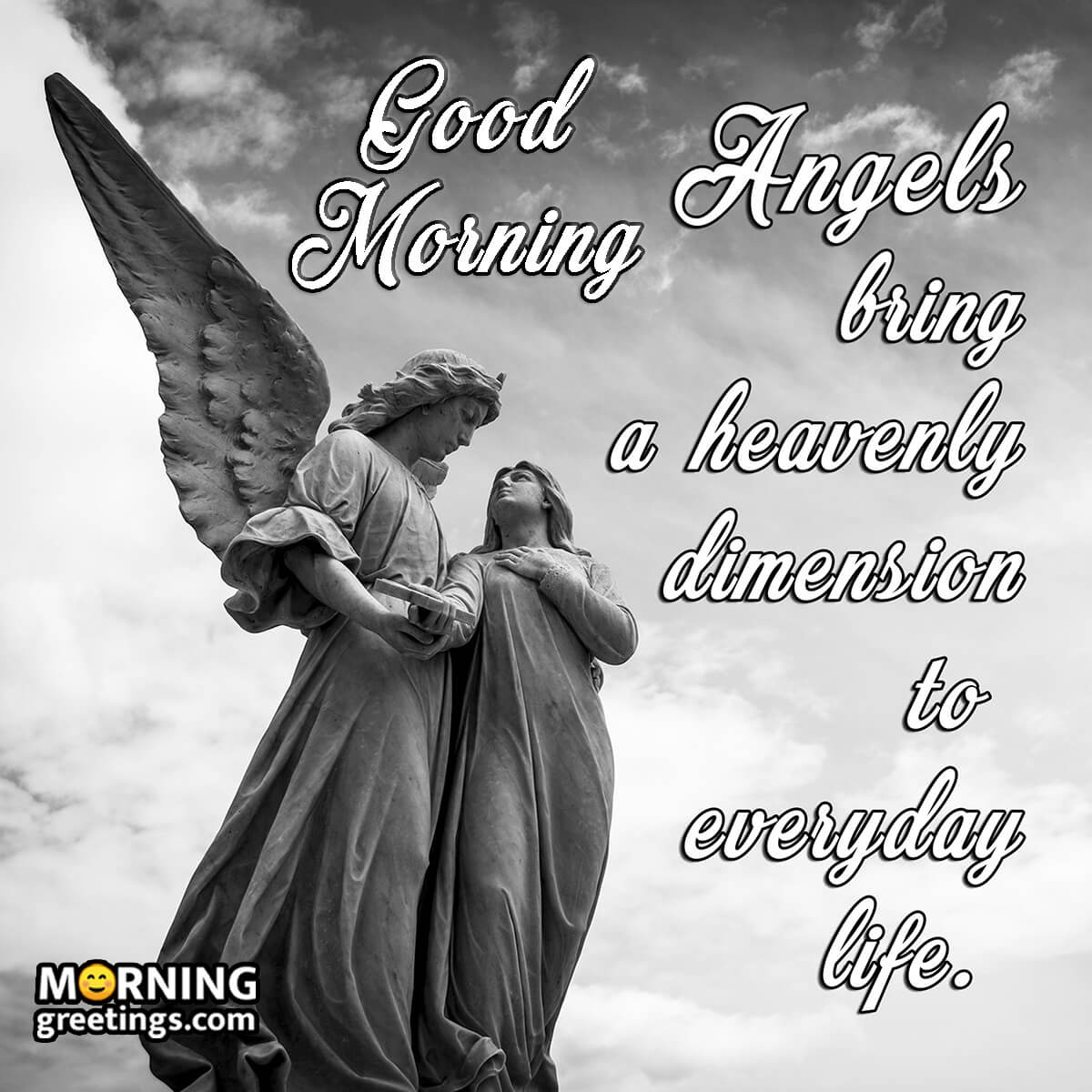 Good Morning Angel Quote Pic