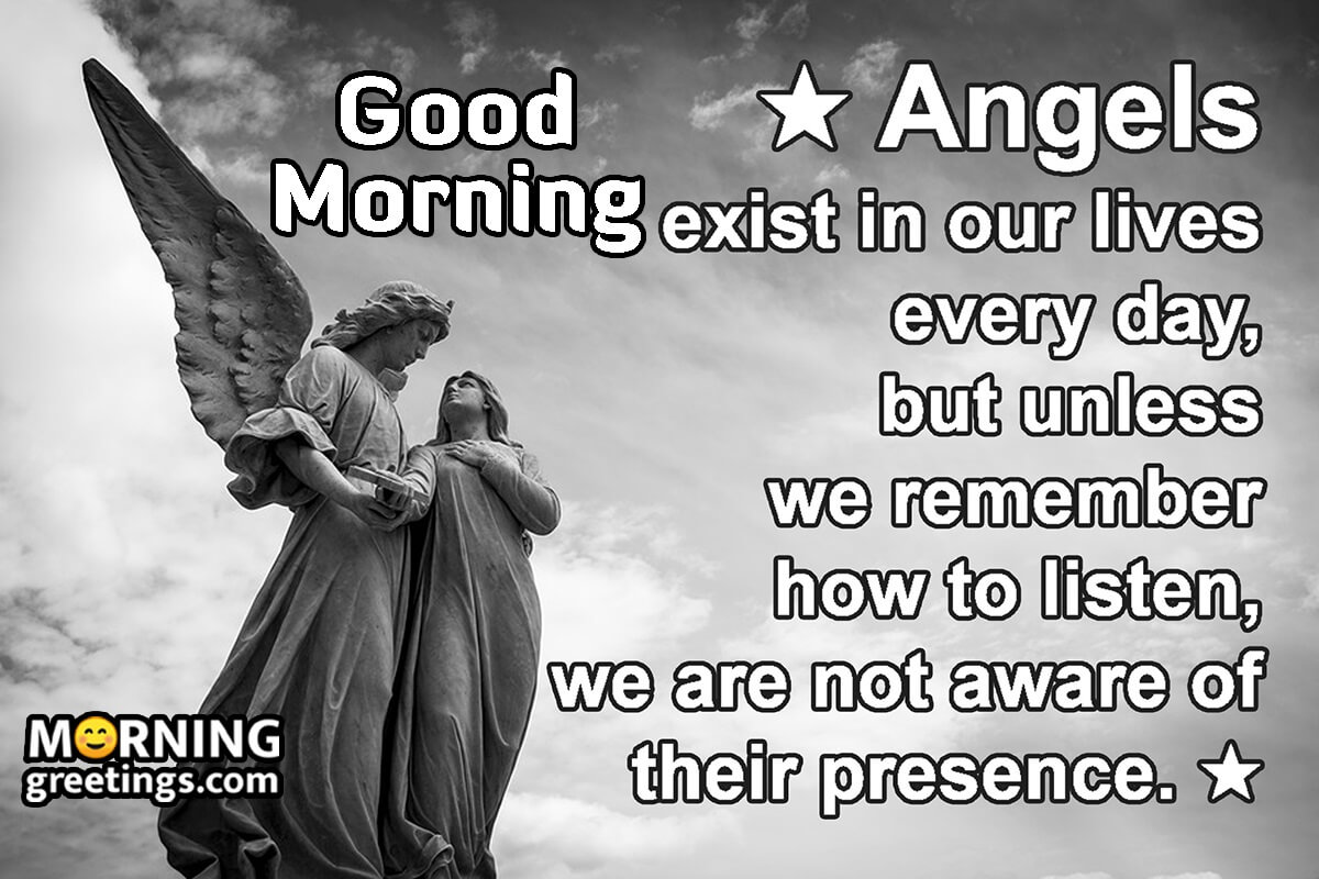 Good Morning Angel Status Image