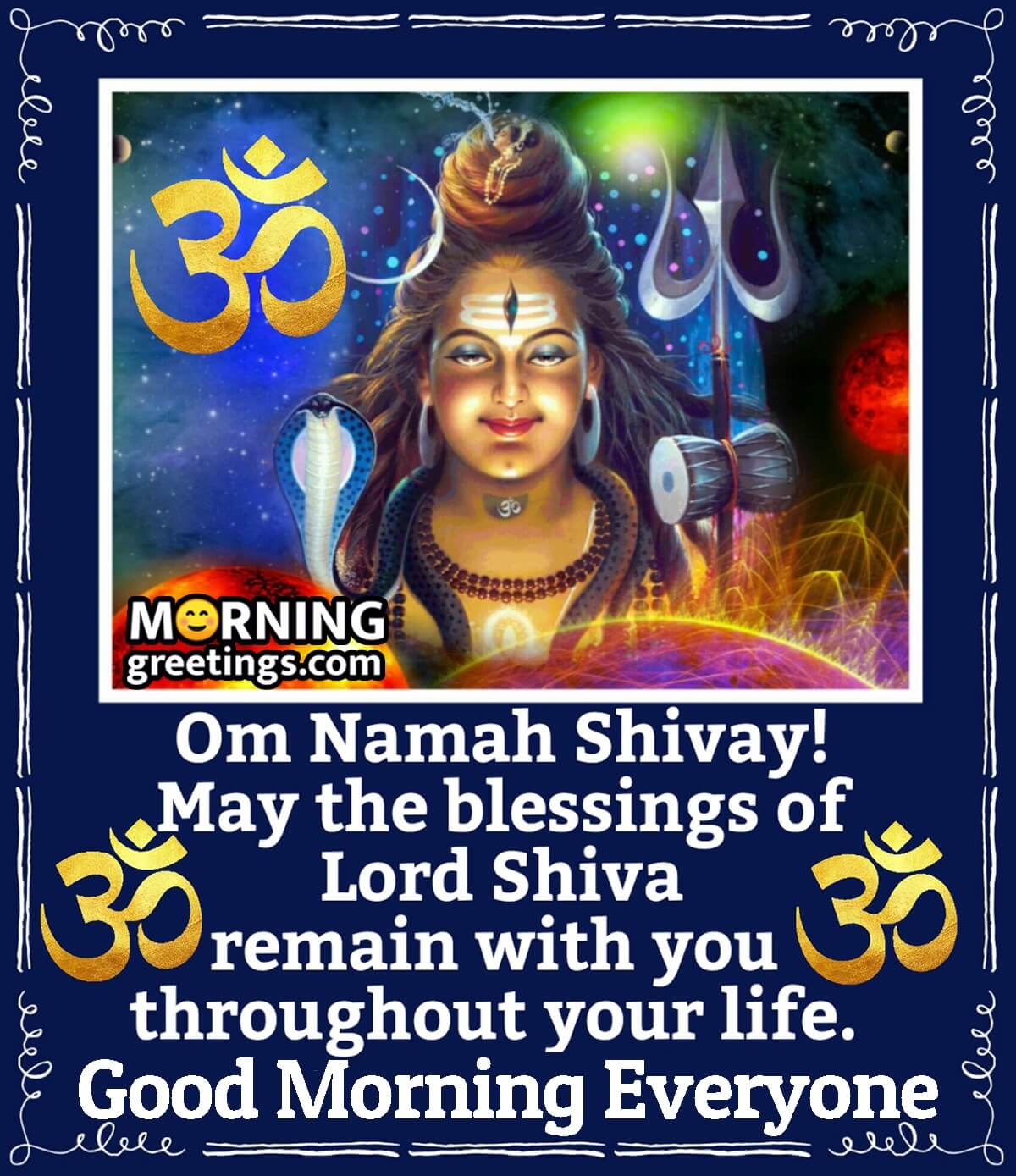 Good Morning Everyone Om Namah Shivay