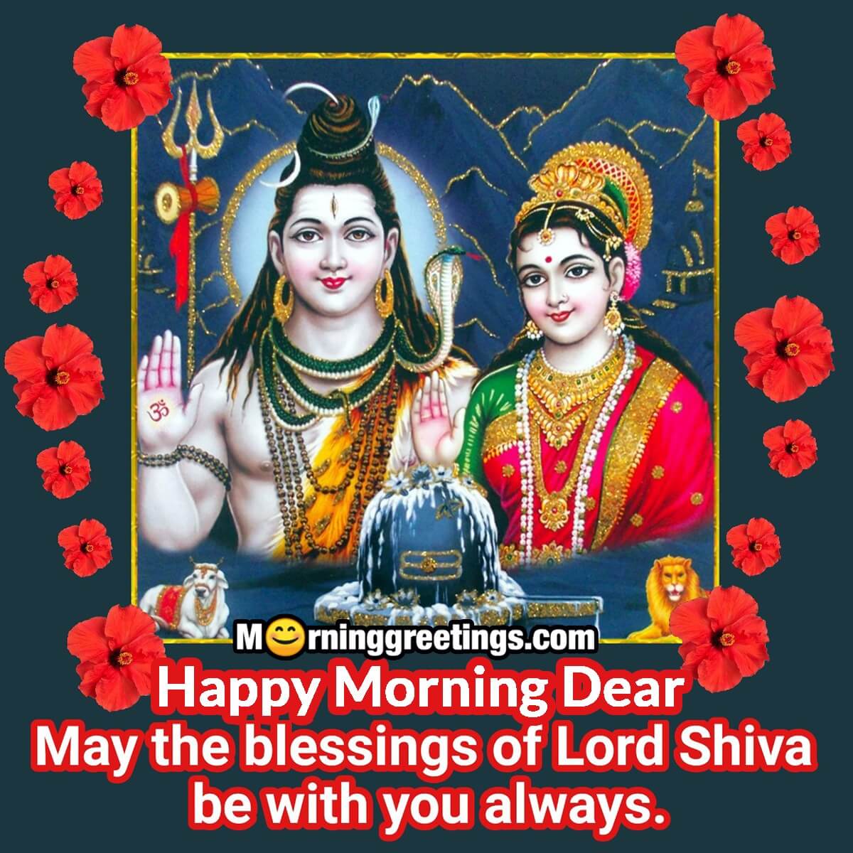 Happy Morning Shiva's Blessings