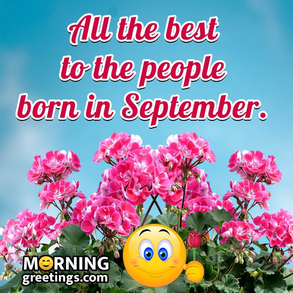 All The Best To The People Born In September