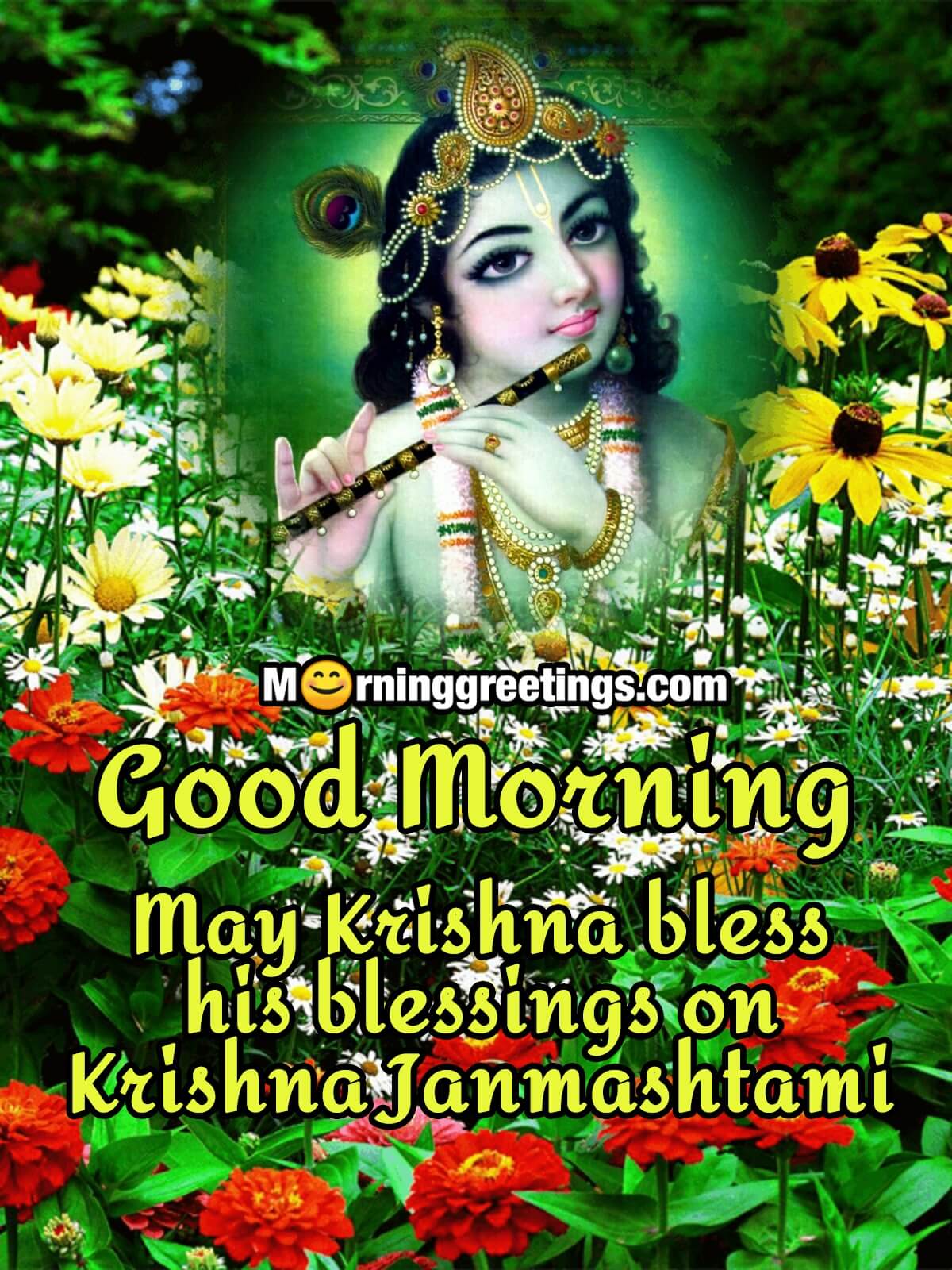 Good Morning Blessings Of Janmashtami