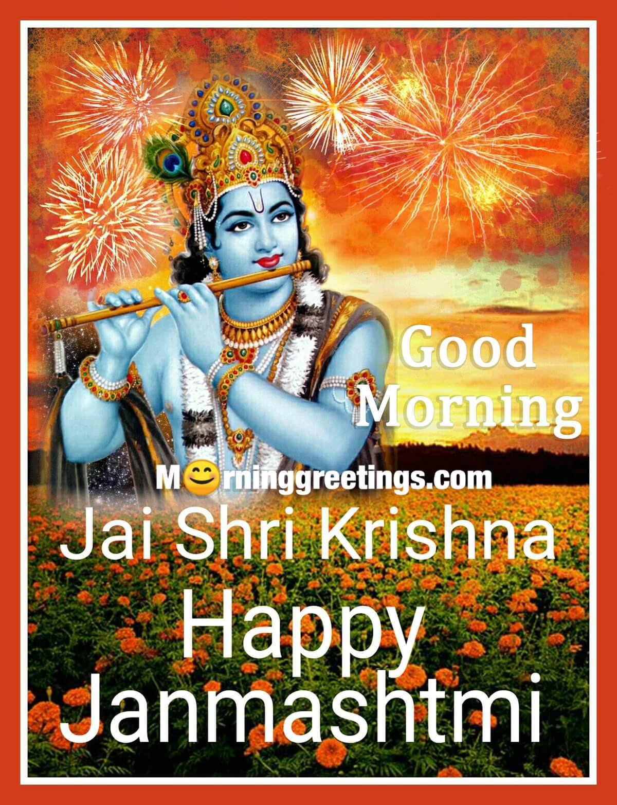 Good Morning Jai Shri Krishna Happy Janmashtami