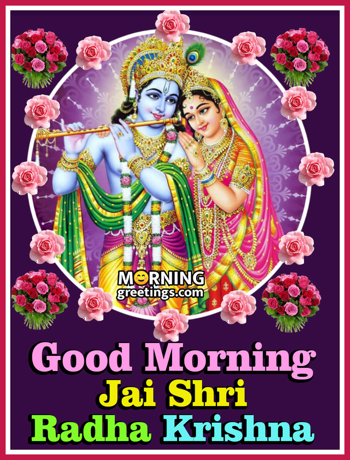 Good Morning Jai Shri Radha Krishna Image