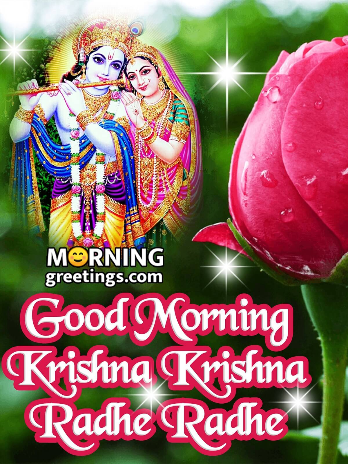 Good Morning Krishna Krishna Radhe Radhe