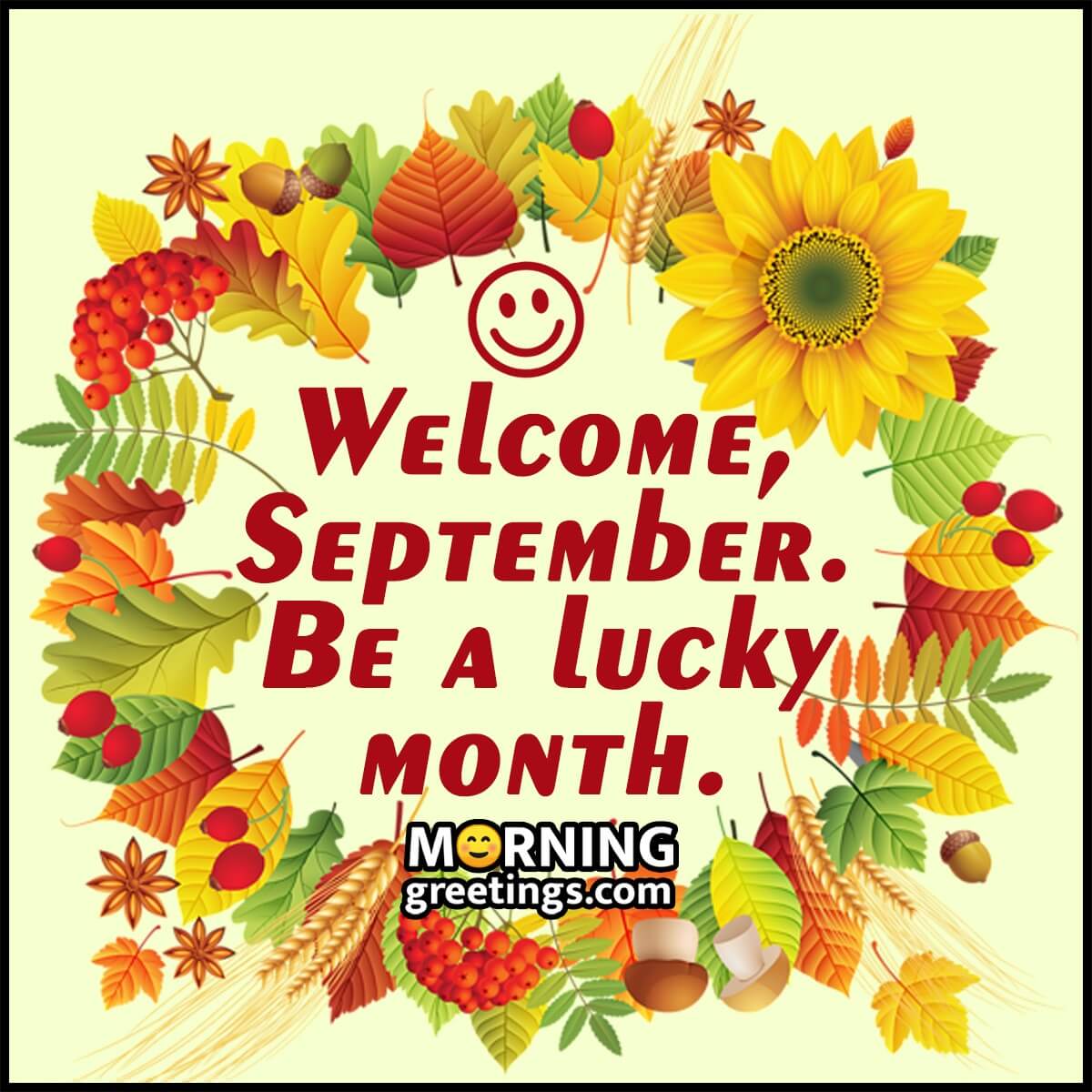 Welcome, September. Be A Llucky Month