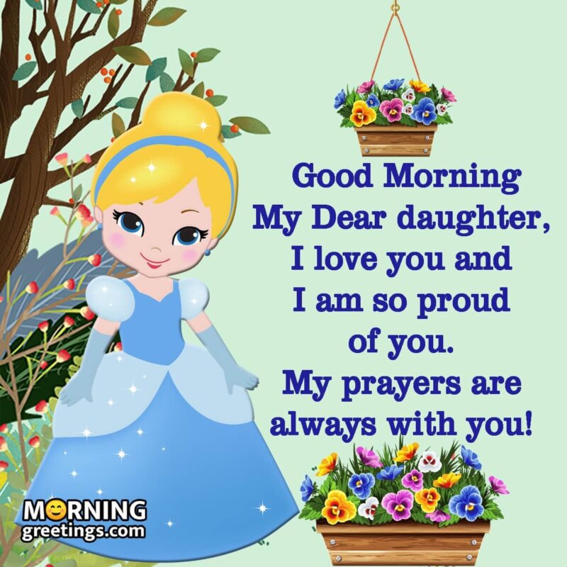20 Good Morning Message Images For Daughter - Morning Greetings ...