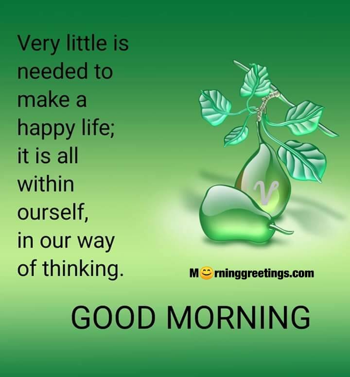 Good Morning Happy Life Quote