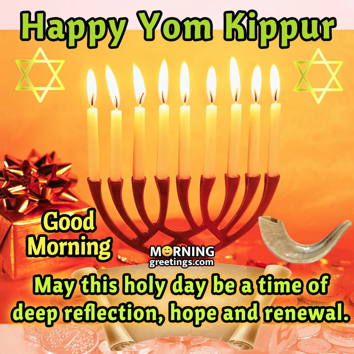 Good Morning Happy Yom Kippur