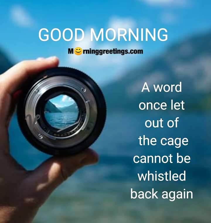 Good Morning A Words Quote