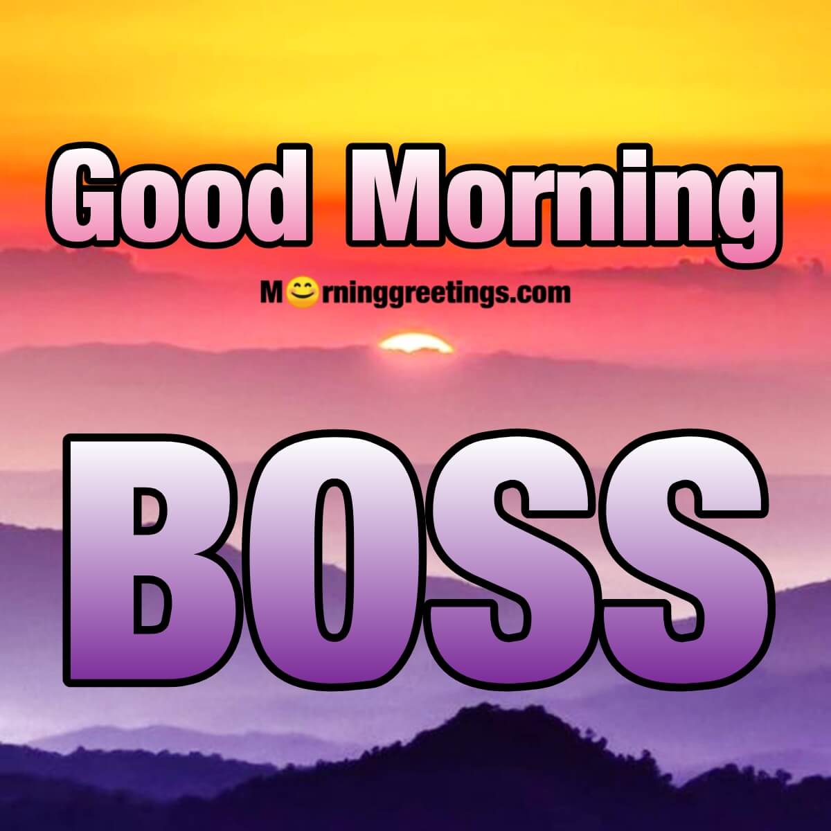 Good Morning Boss