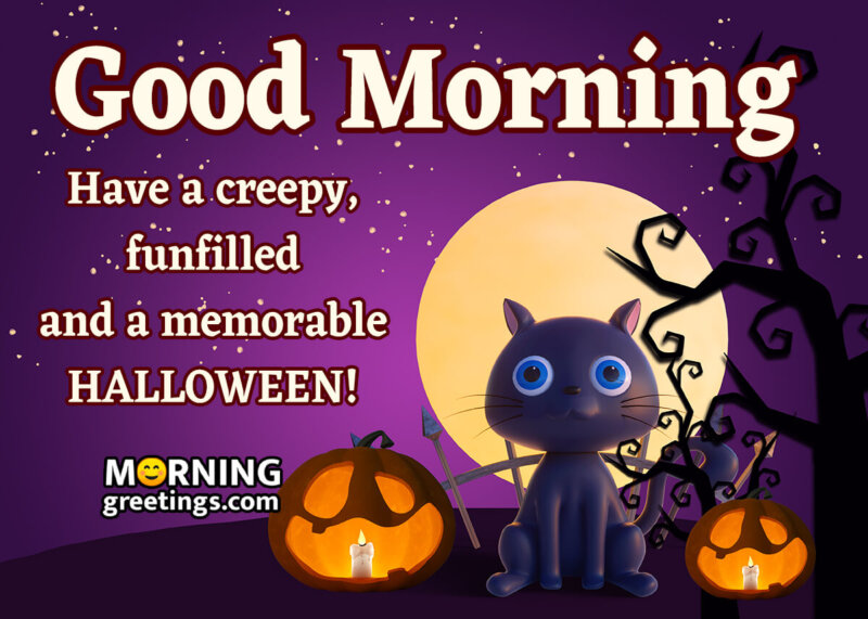 Good Morning Happy Halloween Wishes