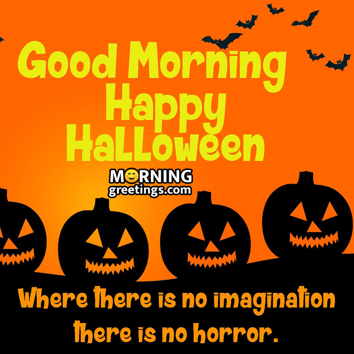 Good Morning Happy Halloween