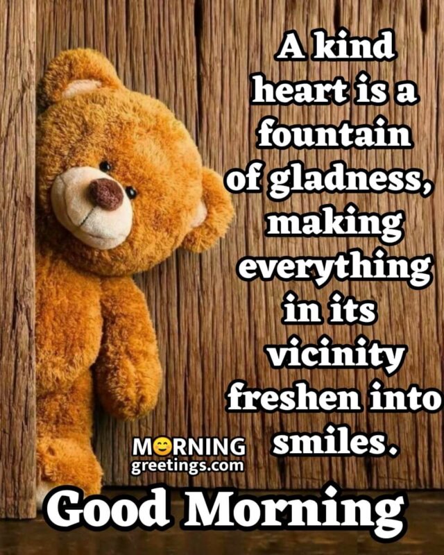 Good Morning Quote Heart