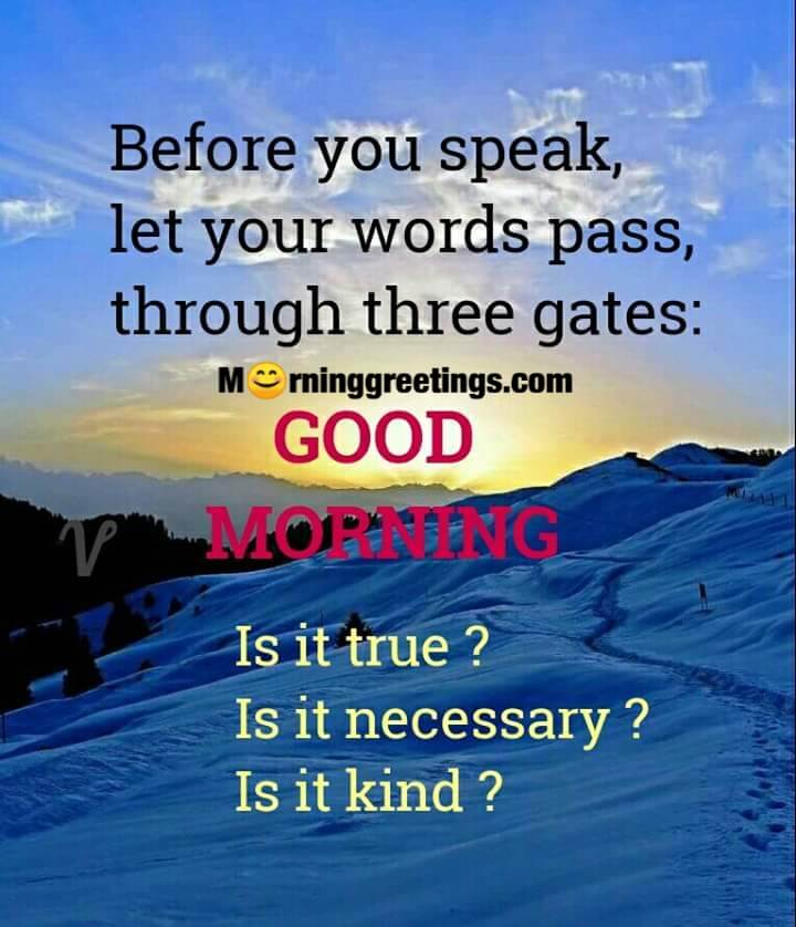 Good Morning Words Quote Image
