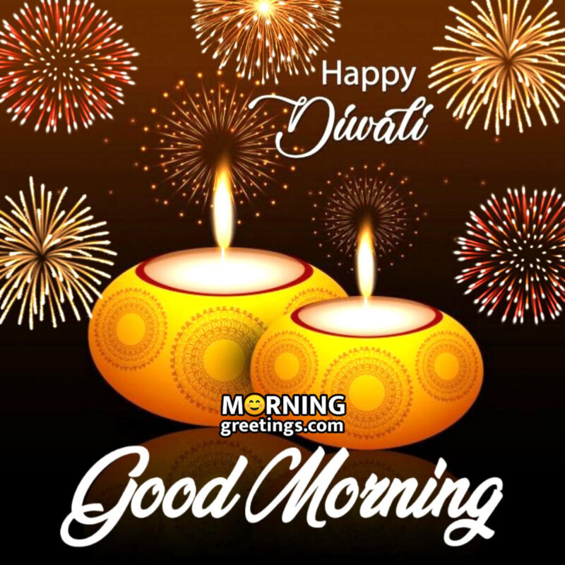 A Very Good Morning Happy Diwali Card