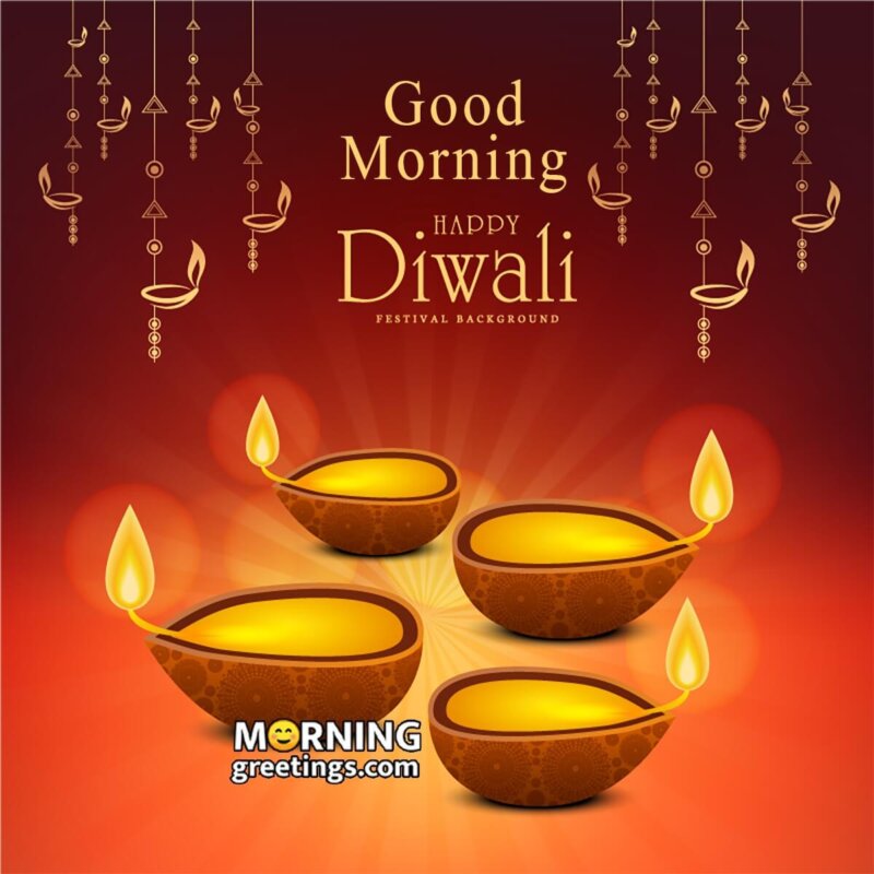 Good Morning Happy Diwali Image