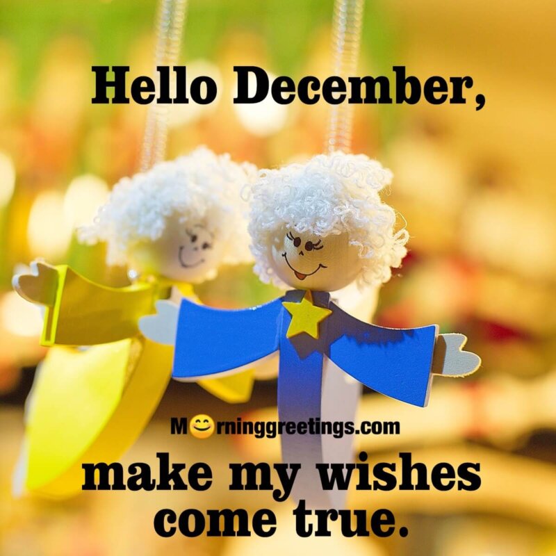 Hello December, Make My Wishes Come True