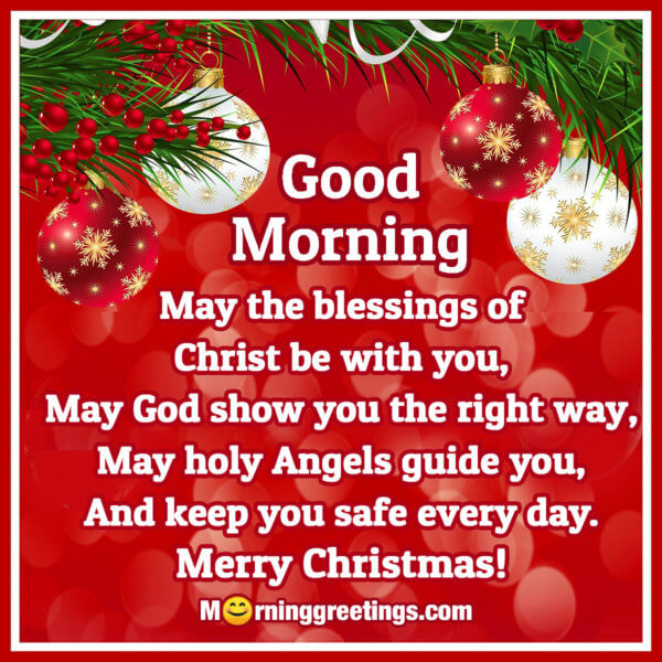 35 Merry Christmas Good Morning Images - Morning Greetings – Morning