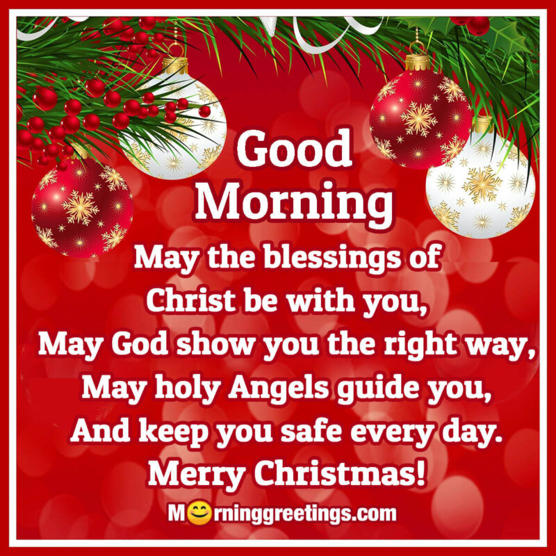 Good Morning Blessings Of Christmas