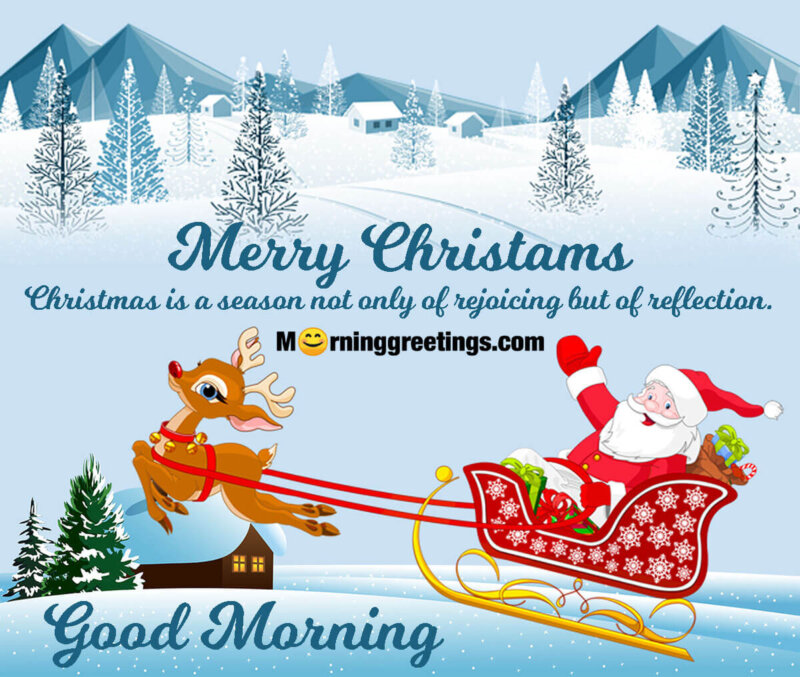 Good Morning Christmas Season Quote