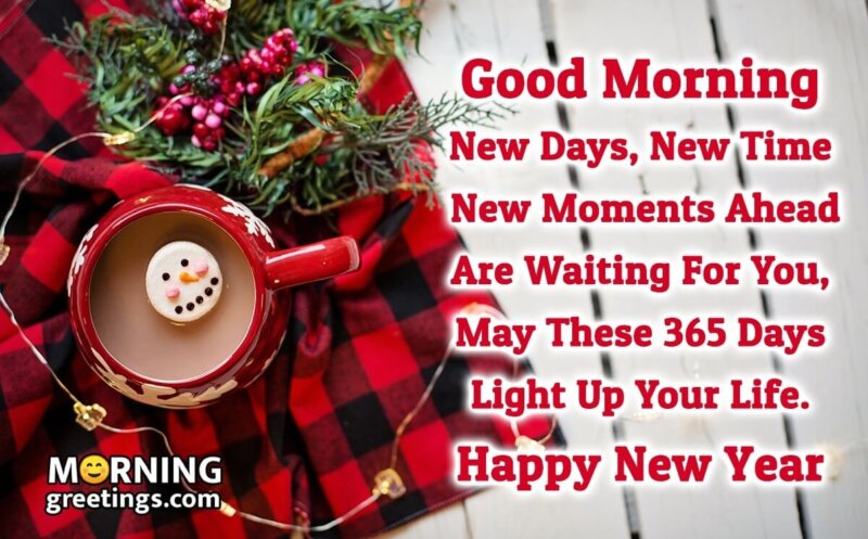 Good Morning Happy New Year Quote