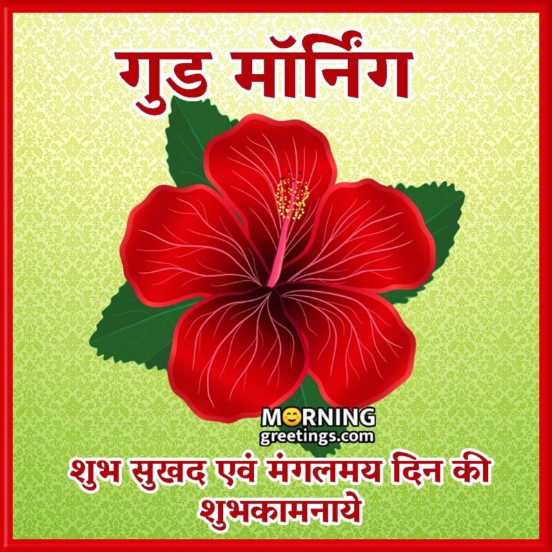 Good Morning Hindi A Nice Day