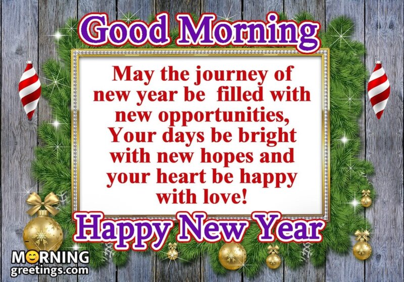 Good Morning New Year Wishes