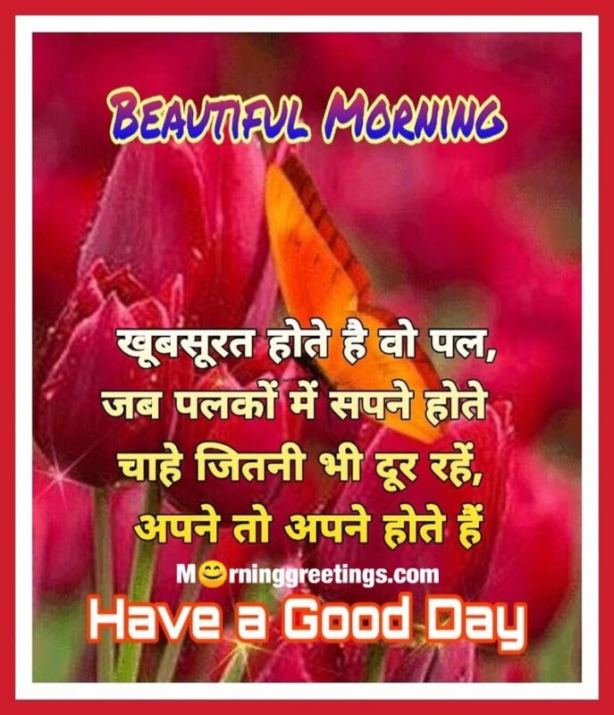 21Good Morning Hindi Wishes Messages Images - Morning Greetings ...