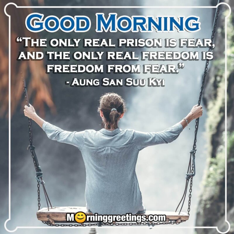 Good Morning Freedom Quote Image