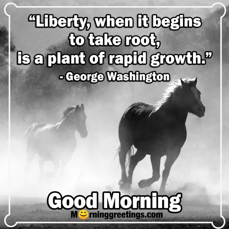 Good Morning Liberty Quote