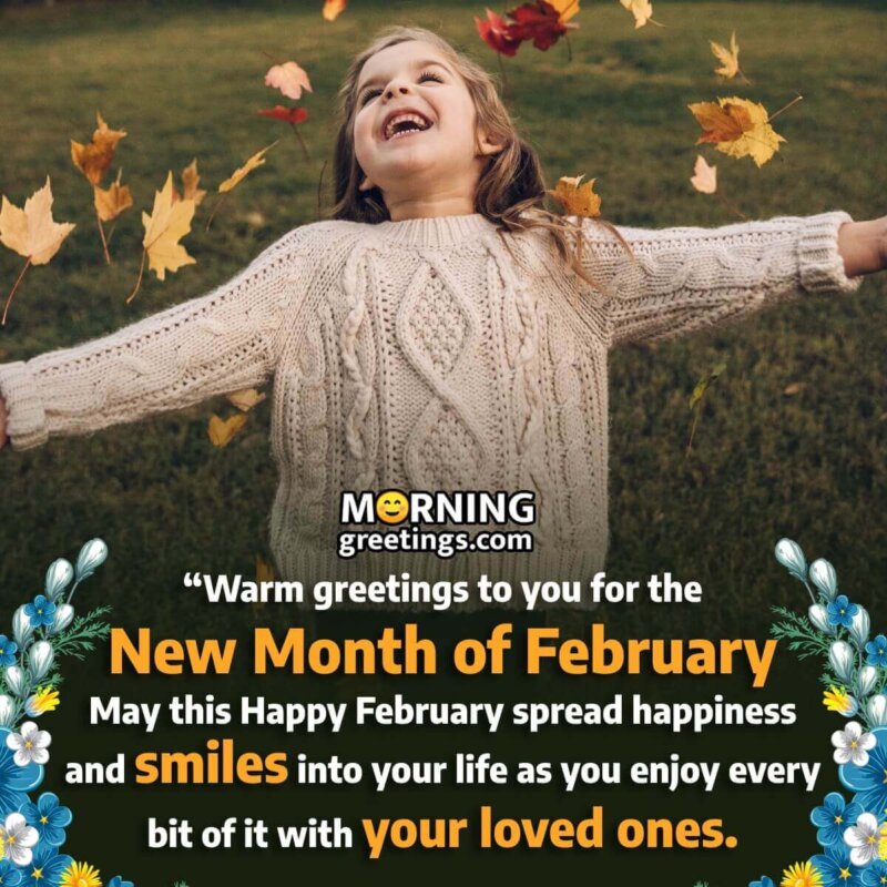 Happy February Greeting Image