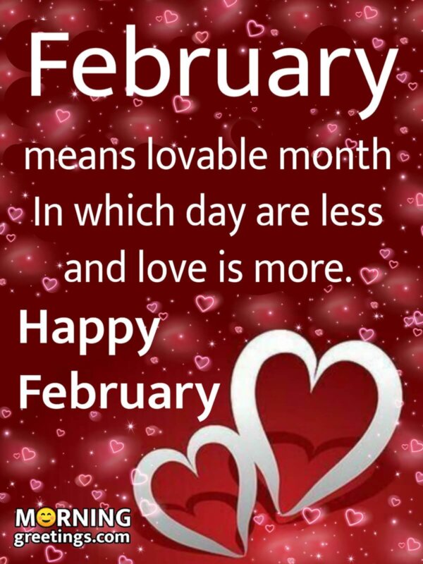 Happy February Lovable Month