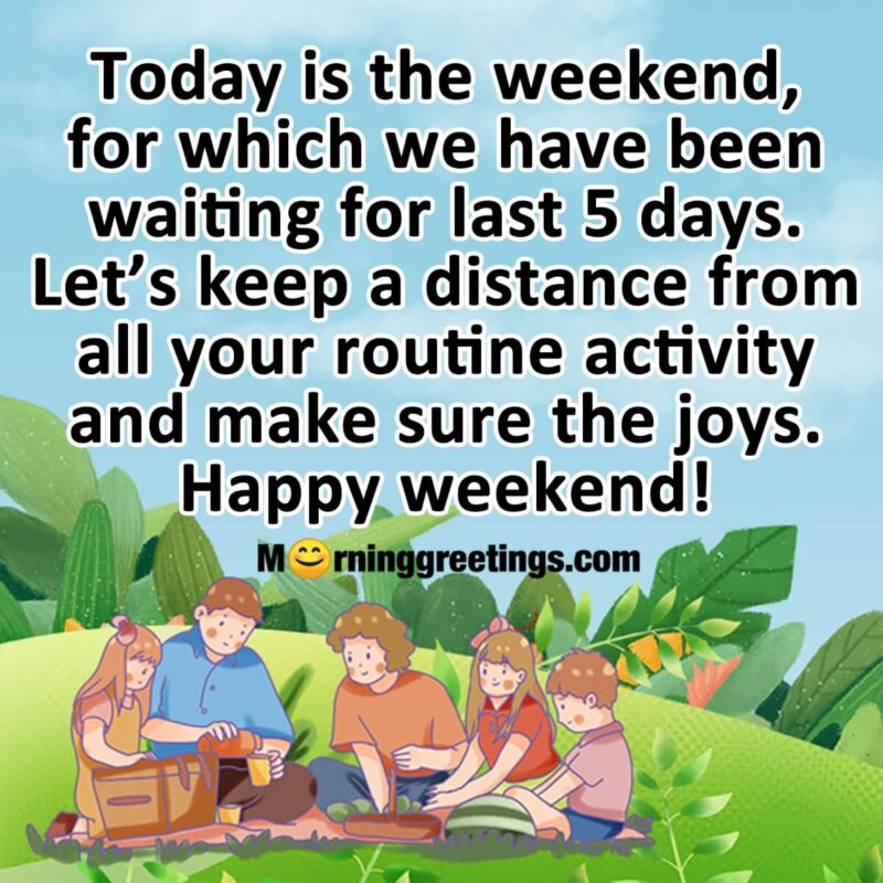 Happy Weekend Wish Image