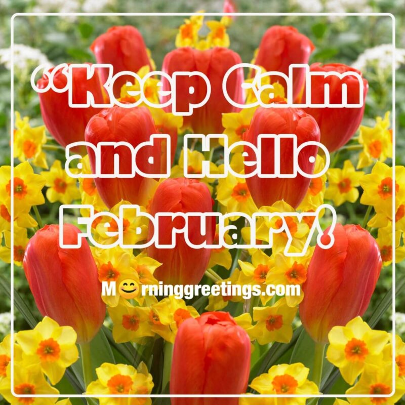 Keep Calm And Hello February!