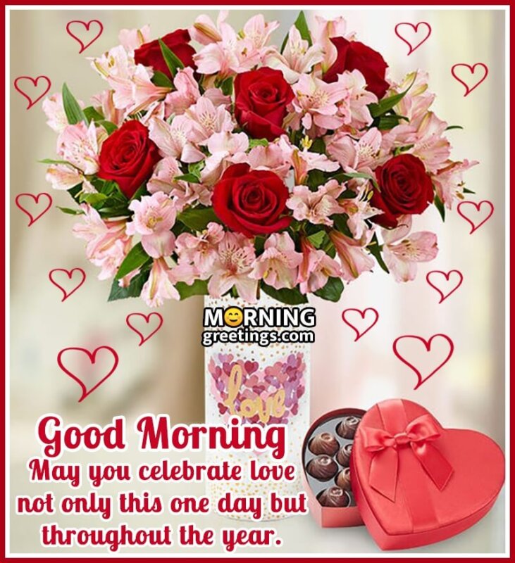 Good Morning Happy Valentine's Day Message